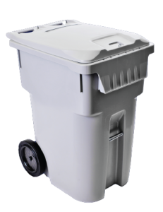 An image of a secure collection container bin