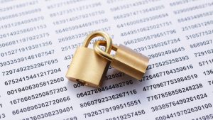 a document with sensitive information with locks on top symbolizing how important document management is